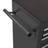 Tool Trolley with 21 Drawers - Durable Steel Black Design