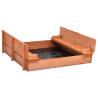 Wooden Sandbox Firwood 95x90x15 cm - Outdoor Fun