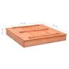 Wooden Sandbox Firwood 95x90x15 cm - Outdoor Fun