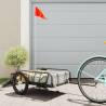 Bike Trailer Black 126x63x34 cm Iron Size 126 x 63 x 34 cm 