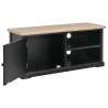 Stylish Black TV Cabinet 90x30x40 cm | HipoMarket UK