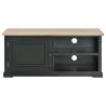 Stylish Black TV Cabinet 90x30x40 cm | HipoMarket UK