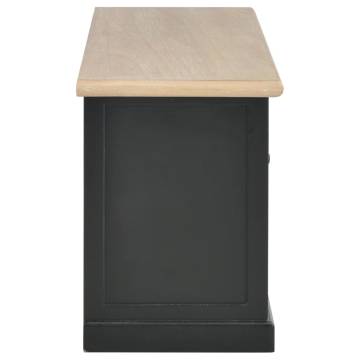 Stylish Black TV Cabinet 90x30x40 cm | HipoMarket UK