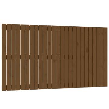 Elegant Wall Headboard Honey Brown - Solid Pine 159.5x3x90 cm