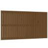 Elegant Wall Headboard Honey Brown - Solid Pine 159.5x3x90 cm