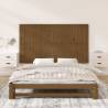 Elegant Wall Headboard Honey Brown - Solid Pine 159.5x3x90 cm