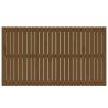 Elegant Wall Headboard Honey Brown - Solid Pine 159.5x3x90 cm