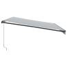 Manual Retractable Awning 500x350 cm - Anthracite & White