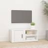 TV Cabinet White 80x31,5x36 cm Engineered Wood Colour white Quantity in Package 1 