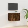 Wall Mounted TV Cabinet Smoked Oak 57x34.5x40 cm Colour smoked oak Quantity in Package 1 Height 40 cm Width 57 cm 