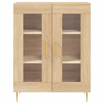 Stylish Highboard Sonoma Oak 69.5x34x180 cm - Durable & Elegant