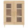 Stylish Highboard Sonoma Oak 69.5x34x180 cm - Durable & Elegant