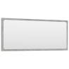 Concrete Grey Bathroom Mirror 90x1.5x37 cm | Stylish Design