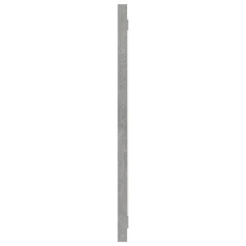 Concrete Grey Bathroom Mirror 90x1.5x37 cm | Stylish Design