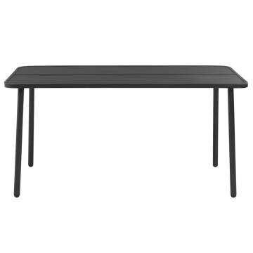 Garden Table Dark Grey 150x90 cm - Stylish & Durable