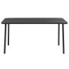 Garden Table Dark Grey 150x90 cm - Stylish & Durable