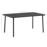 Garden Table Dark Grey 150x90 cm - Stylish & Durable