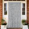 Fly Curtain Grey and Black and White 118x220 cm Chenille Colour black and white Size 118 x 220 cm 