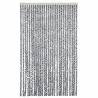 Fly Curtain Grey Black & White 118x220 cm Chenille - HipoMarket