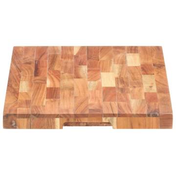 Solid Acacia Wood Chopping Board 50x35 cm - Unique & Durable