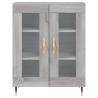 Stylish Highboard Grey Sonoma - Durable Engineered Wood