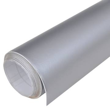 Car Film Matt Silver 200x152 cm | Waterproof & Bubble Free