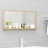 Bathroom Mirror Sonoma Oak 80x10.5x37 cm Engineered Wood Colour sonoma oak Size 80 x 10.5 x 37 cm Quantity in Package 1 