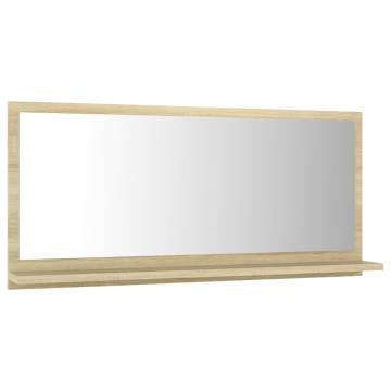 Sonoma Oak Bathroom Mirror - Stylish & Functional Decor