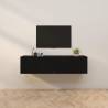 Wall-mounted TV Cabinets 2 pcs Black 80x34.5x40 cm Colour black Size 80 x 34.5 x 40 cm Quantity in Package 2 