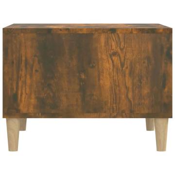 Scandinavian Coffee Table Smoked Oak - 60x50x36.5 cm