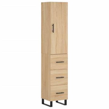 Highboard Sonoma Oak - Elegant Storage Solution | HipoMarket