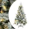 Pre-lit Christmas Tree with Flocked Snow&Cones 195 cm PVC&PE Size 195 x 95 cm Quantity in Package 1 Number of Branch Tips Number of LEDs 