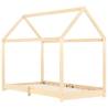 Kids Bed Frame Solid Pine Wood 90x200 cm - Stylish & Sturdy