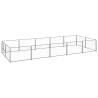 Dog Kennel Silver 10 m² Steel Colour silver Size 500 x 200 x 70 cm Quantity in Package 1 