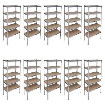 Storage Rack Garage Storage Shelf Set - 10pcs | Hipo Market