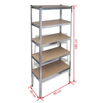 Storage Rack Garage Storage Shelf Set - 10pcs | Hipo Market