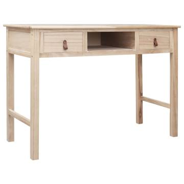 Vintage Writing Desk Natural 110x45 cm | Elegant & Durable