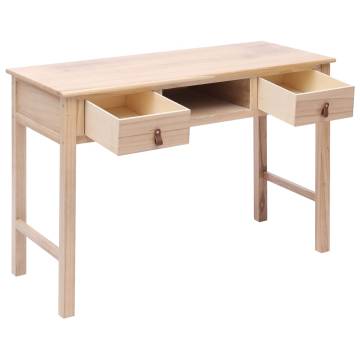 Vintage Writing Desk Natural 110x45 cm | Elegant & Durable