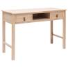 Vintage Writing Desk Natural 110x45 cm | Elegant & Durable