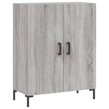 Stylish Highboard Grey Sonoma - 69.5x34x180 cm | Hipomarket