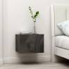 Bedside Cabinets 2 pcs High Gloss Grey 40x30x30 cm Engineered Wood Colour high gloss grey Quantity in Package 2 