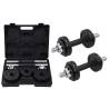 19 Piece Dumbbell Set 15 kg Cast Iron - Hipo Market