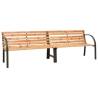 Twin Garden Bench 225 cm - Solid Wood Fir | Hipomarket