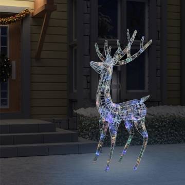 XXL Acrylic Christmas Reindeer 250 LED 180 cm | Hipomarket