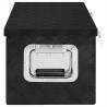 Black Aluminium Storage Box 70x31x27 cm - Durable & Practical