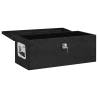 Black Aluminium Storage Box 70x31x27 cm - Durable & Practical