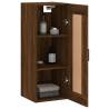 Wall Mounted Cabinet Brown Oak - Stylish & Space-Saving