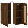 Wall Mounted Cabinet Brown Oak - Stylish & Space-Saving