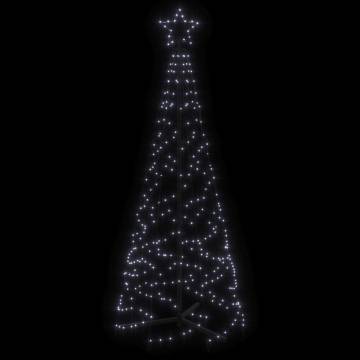 Christmas Cone Tree with 200 Cold White LEDs - 70x180 cm