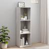 Book CabinetTV Cabinet Grey Sonoma 36x30x114 cm Engineered Wood Colour grey sonoma Size 36 x 30 x 114 cm Quantity in Package 1 